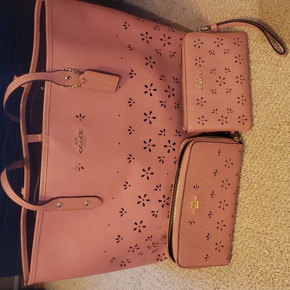Coach purse, wallet, and wristlet